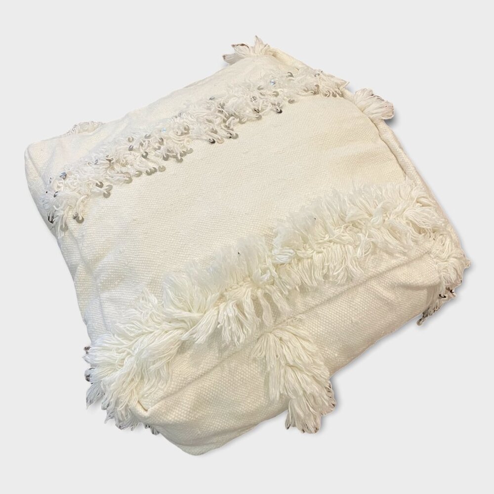 Kilim pouf Handira, handmade